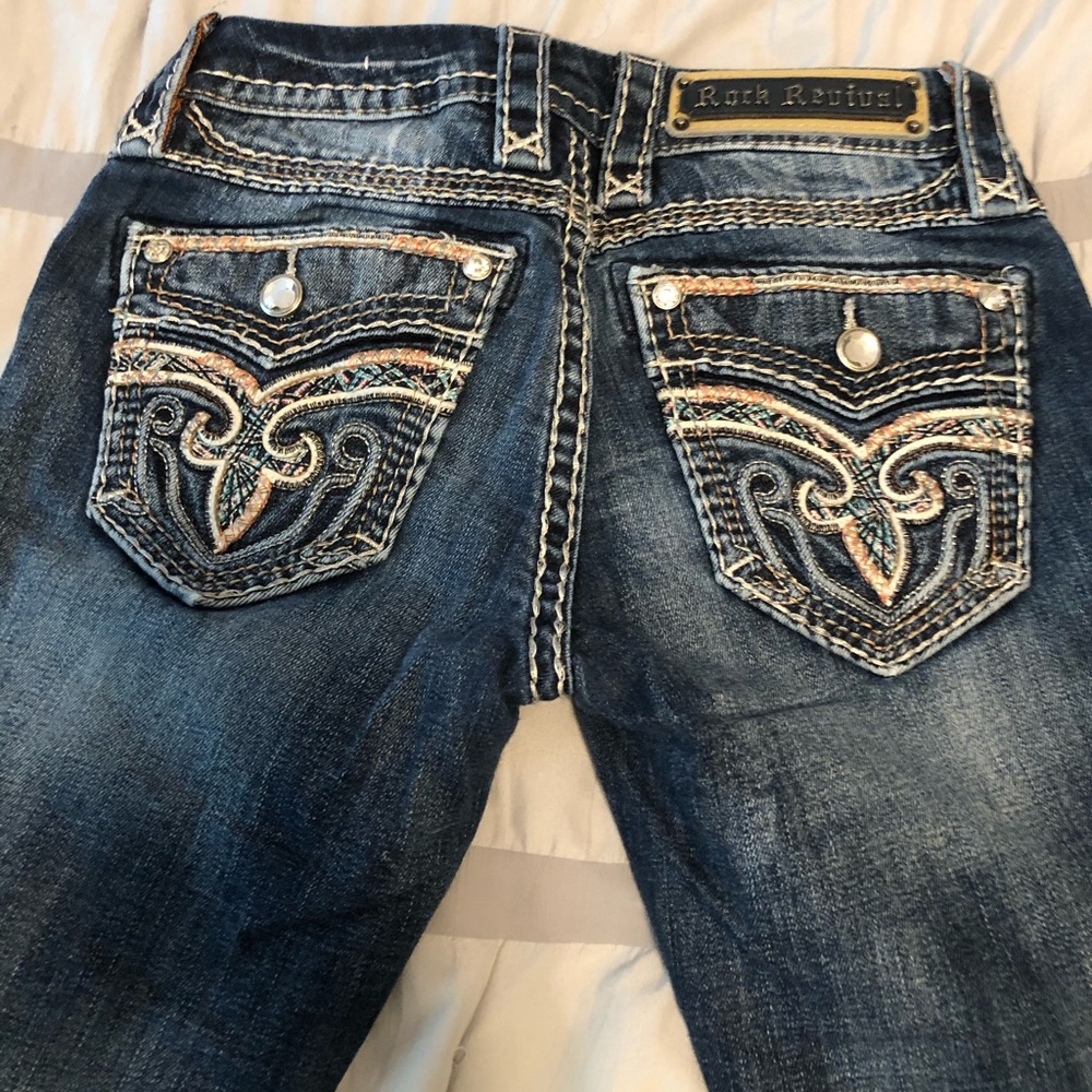 Size 25 Rock Revival Jeans, Bootcut